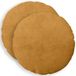 vidaXL Kussensloop 2 pcs HEERLEN Geel Ø 40 cm corduroy