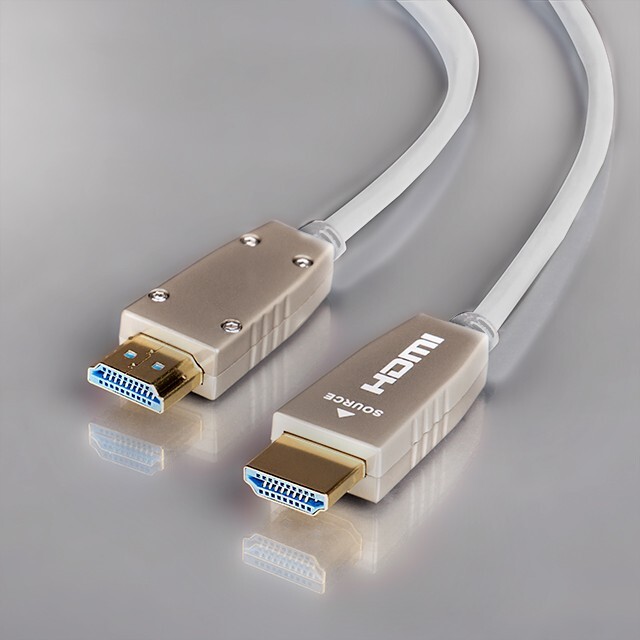Celexon optical fibre HDMI 2.0b active kabel wit 20 meter
