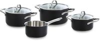 BK Purity Black 4-delige kookpannenset - inductie - RVS
