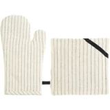 Estia Home Art Gants de cuisine et ensemble de fil à patch (x2)
