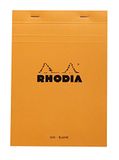 RHODIA 16000C - Geniet Notitieblok N°16 Oranje - A5 14,8 x 21 cm - Effen - 80 Afscheurbare Vellen - Clairefontaine Wit Papier 80 g/m² - Soepele Omslag van Gecoat Karton