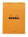RHODIA 16000C - Geniet Notitieblok N°16 Oranje - A5 14,8 x 21 cm - Effen - 80 Afscheurbare Vellen - Clairefontaine Wit Papier 80 g/m² - Soepele Omslag van Gecoat Karton