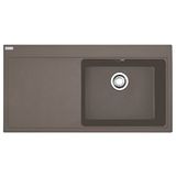 Franke MTG gootsteen van Fragranit Mythos 611 114.0330.974, chroom