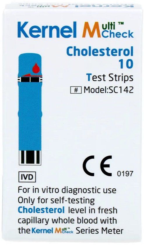 MultiCheck Testjezelf MultiCheck Cholesterol Strips 10ST
