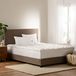 Serta Down Illusion matrasoplegger, zacht, hypoallergeen, 5,1 cm, eenvoudige pasvorm, tweepersoonsbed, wit