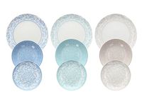 Tognana Celine Tafelservies, 18-delig, porselein, meerkleurig