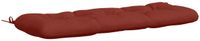 vidaXL Bankkussen VIANEN 100% Polyester Rood 110 x 40 x 12 cm