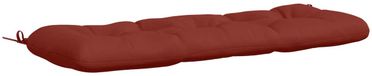 vidaXL Bankkussen VIANEN 100% Polyester Rood 110 x 40 x 12 cm