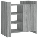 VidaXL Dressoir, grijs Sonoma, 73,5x35x75 cm, houtvezel