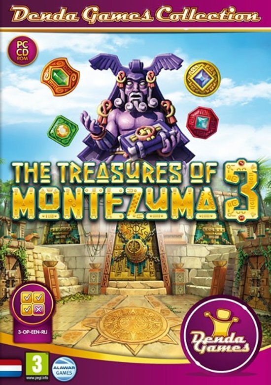 Denda Games The Treasures Of Montezuma 3 Ontdek de onvoorstelbare rijkdom van een oude beschaving in deze raadselachtige reis door de jungle
