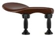 Wittner kinsteun Zürich, zijsteun altviool, high-tech kunststof, hoogte verstelbaar, helling kiesbaar, met schroevendraaier, palissanderkleurig, Made in Germany, 259131P