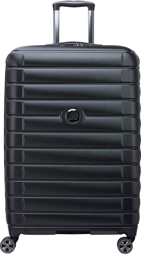 Delsey Shadow 5.0 - Harde reiskoffer - 75 cm - Zwart