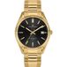 Jacques Lemans 50-3M Polshorloge Heren Quartz Derby Goudkleurig Staal Zwart Glas Mineraal 40mm 10 ATM