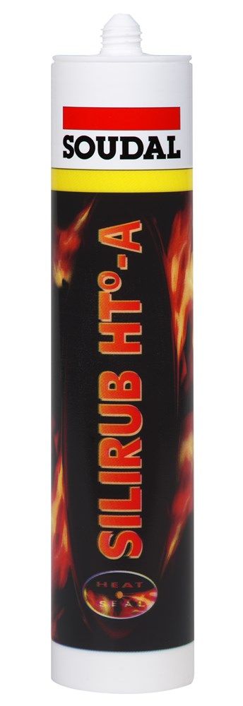 Soudal Silirub HT-A, hittebestendige siliconenkit (310ml)