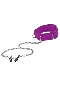 Ouch! Velcro Collar - Purple