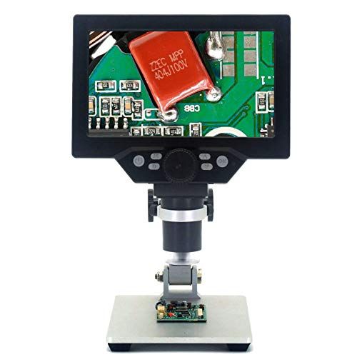 New Landing 7 Inch 12MP 1-1200X Continuous Focus Digital Microscope