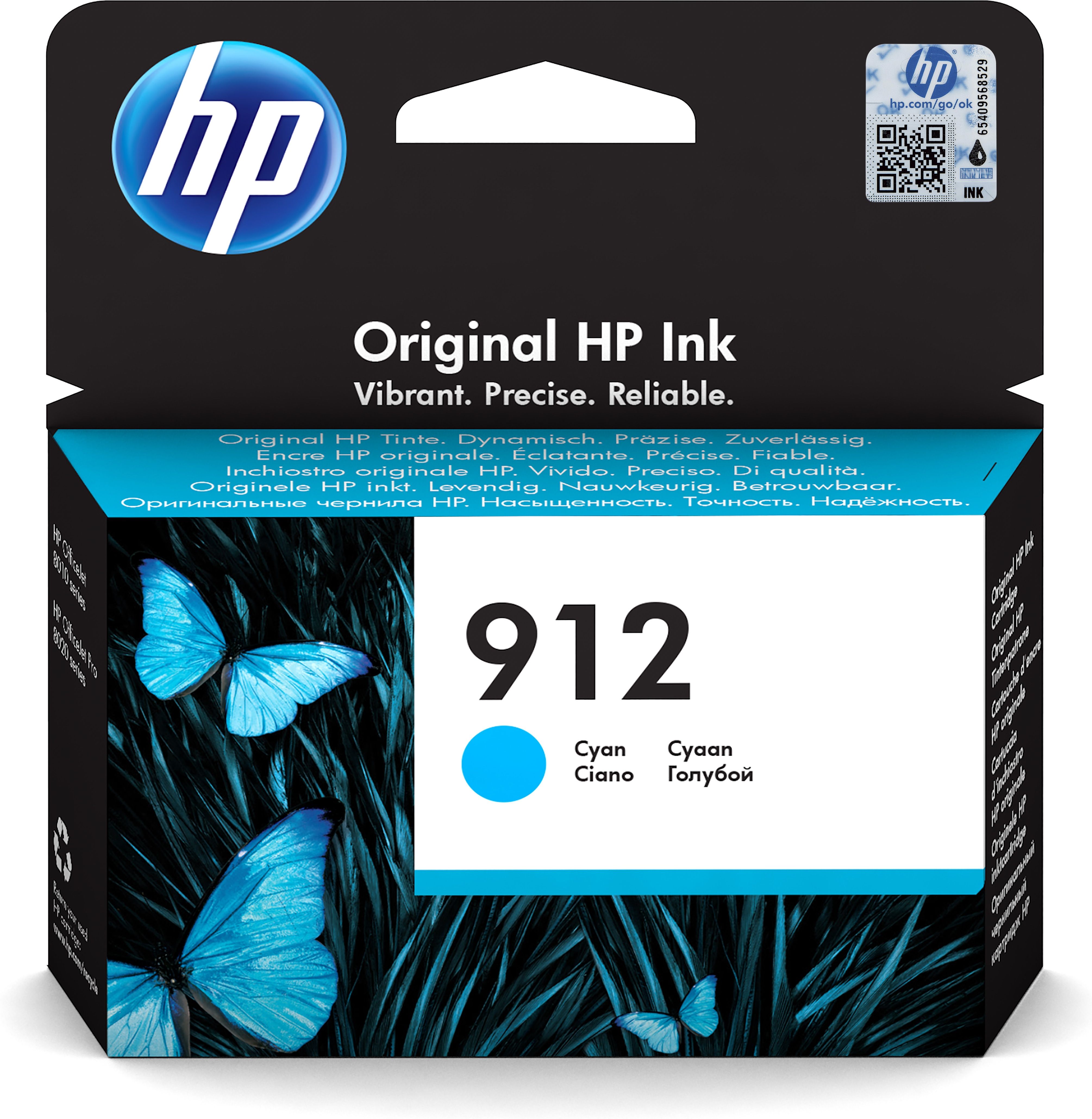 HP 912 Cyaan Inktcartridge - Origineel