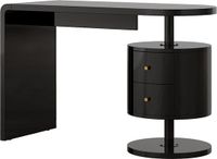 Vicco Lara Kaptafel – 120 cm Zwart hoogglans
