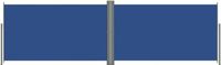 vidaXL Windscherm uittrekbaar 180x600 cm blauw