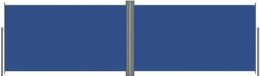 vidaXL Windscherm uittrekbaar 180x600 cm blauw