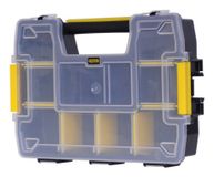 Stanley STST1-70720 Gereedschapskist - Zwart/Transparant - 29.5x6.5x21.5 cm