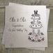 Witte WHITE COTTON CARDS MR & MR Gefeliciteerd Dag, Civil Partnership Card (Wedding Cake)