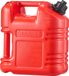 VEVOR Brandstofjerrycan, 9,5 L, Benzinejerrycan Met Schenktuit en Transparante Schaalverdeling, Max. Debiet 15 L/Min, Vloeistofcontainer voor De Meeste Auto'S, Motoren, Atv'S en Utv'S, Rood, 1 St.