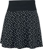 R.E.D. by EMP Zwarte Korte Rok met All-over Print - Dames - XL