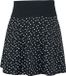 R.E.D. by EMP Zwarte Korte Rok met All-over Print - Dames - XL
