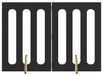 Syfax Opvouwbaar huisdierhek 2 st 100,5 x 38 x 70 cm