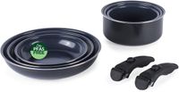 Russell Hobbs Smart Clip 8-delige keramische kookset - Blauw
