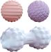 oCreon 3 massageballen, een lacrossebal, massageballen voor zelfmassage, reflexologie, voor de rug, voeten, handen en benen