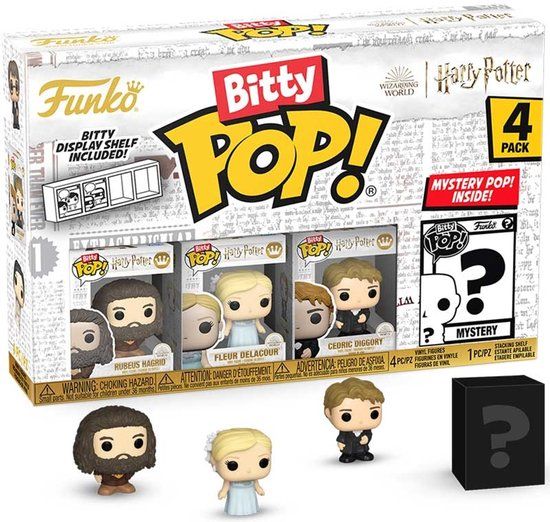 Funko Harry Potter and the Goblet of Fire Bitty POP! Vinyl Figure 4-Pack Hagrid 2,5 cm Mini-Figuur