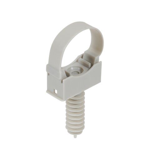 DEBFLEX 709078 Instaclips + pluggen (diameter 25 mm) - grijs - 10 stuks