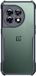 Merkloos OnePlus OnePlus 11 Hoesje Hybride Acryl Back Cover Transparant Zwart