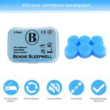 CHPN Siliconen Oordoppen - Blauw - 6 Stuks