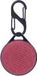 By Qubix Qubix AirTag case nylon series - kunststof hoesje met karabijnhaak - rood