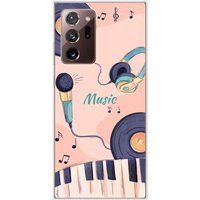 Samsung Galaxy Note 20 Ultra Accords en couleur bedrukt siliconen hoesje
