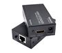Netlock EXT-HDMI-01 audio/video extender Zwart