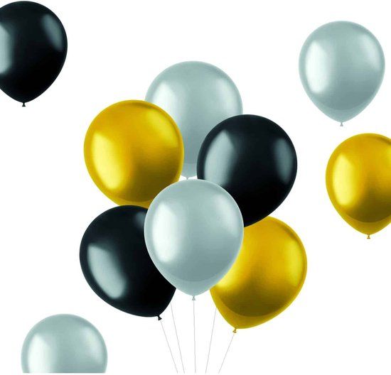 Folat - Ballonnen Rich Metallics 33 cm - 100 stuks - Rosegold - Knoopballon - Verjaardag
