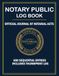 Notary Public Log Book: Official Journal of Notarial Acts: Sequential Record Book for Professional Notaries | Includes 600 Numbered Entries, Thumbprint Block & Legal ID Verification Checklist
