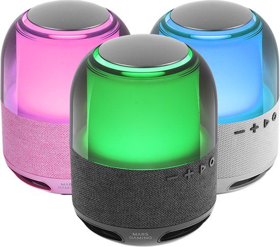 Mars Gaming MS-FLOW Draagbare Bluetooth Speaker Zwart 15 W