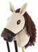 SKIPPI Hobby Horse Skippi. Houten paardje op een stok, biscuitkleurig