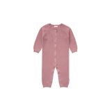 Noppies Baby Cotton Knit Bodysuit - Mauve