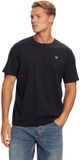 Guess T-shirt Cn Patch Blauw Katoen L