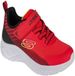 Skechers Microspec II Zovrix Chaussures à enfiler Rouge EU 33 1/2 Enfants