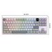 AJAZZ QS87 Tri-mode CNC aluminium mechanisch toetsenbord