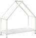 vidaXL - Brandhoutrek - 60x25x60 cm - Koudgewalst Staal - Wit