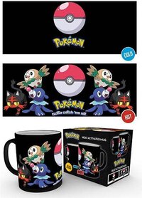 Pokemon Mok Heat Activated Catch Zwart 0,6l