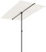 Merkloos Parasol | Zonnescherm | Tuinparasol met aluminium paal 2x1,5 m zandwit
